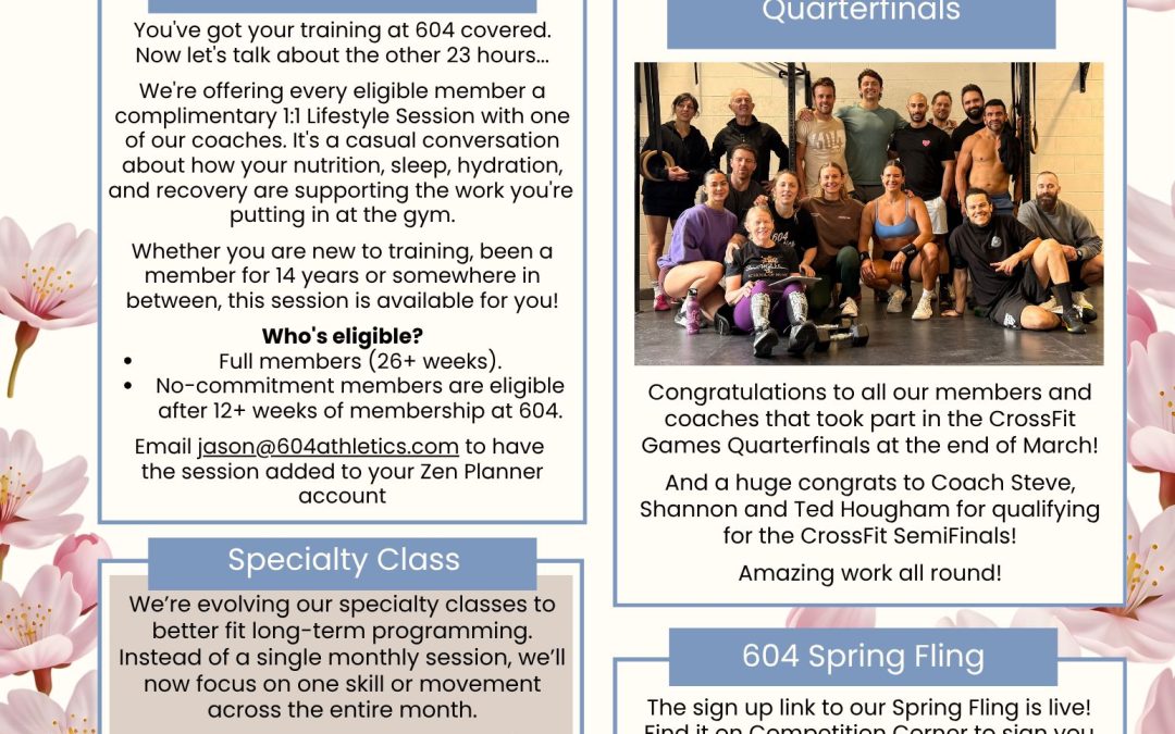 April Newsletter